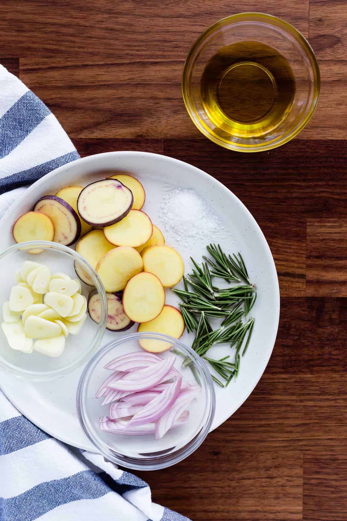 Toppings for Rosemary Herb & Potato Focaccia