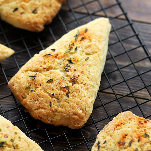 Vegan Mushroom Soup and Savoury Herb Scones - ilovevegan.com